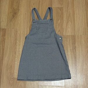 Max Studio Kids Stylish Kids Houndstooth Pinafore Dress